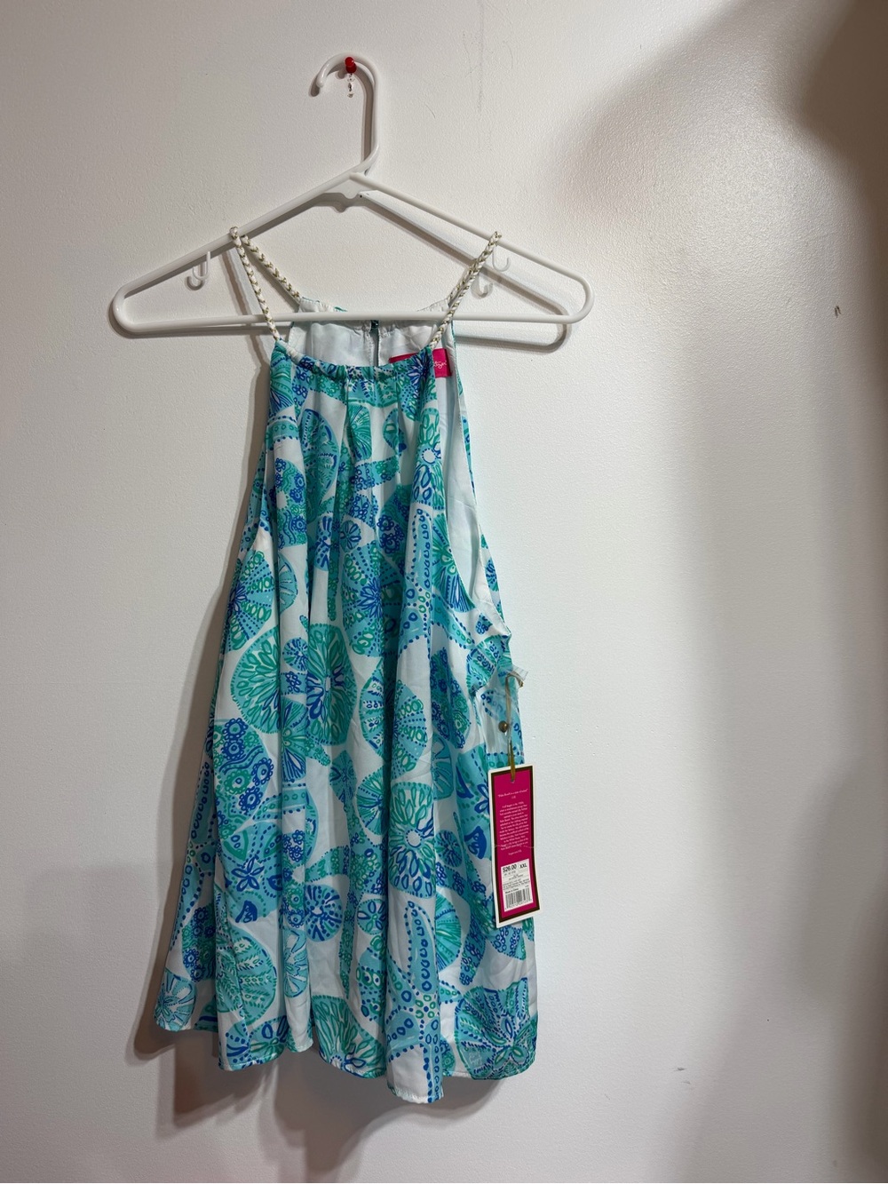 NWT Lilly Pulitzer for Target Blue Green Sea Urchin Halter Tank Top Size XXL